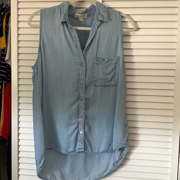 cloth & stone Tops - Soft denim top